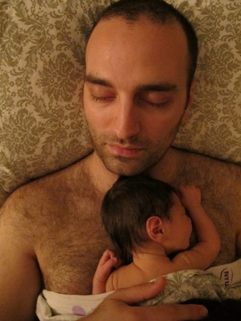 Napping with Daddy